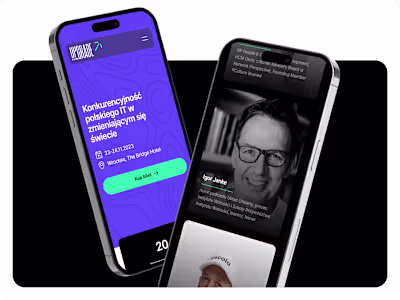 UPGRADE’23 - Captivating Landing Page for Tech Congress