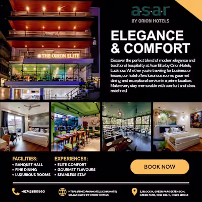 Hotel Flyer Design - Asar by Orion Hotels