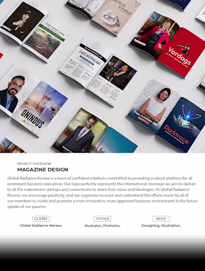 Corporate Magazine Design, Commercial Graphics on Behance