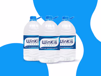 Winkis Water Bottle Brand Identity :: Behance