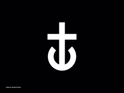 Anchor of Faith – A Minimalist Cross Symbol