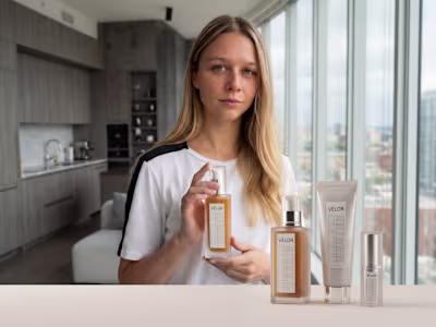 AI Beauty Brand Launch for VÉLOR