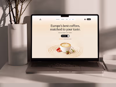 E-commerce Design - Zen Cup