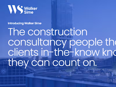 Multi-disciplinary construction consultancy - Walker Sime