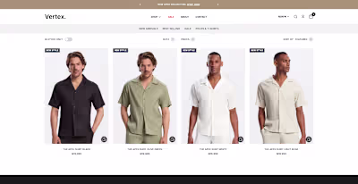 Vertex Brand eCommerce Platform Development