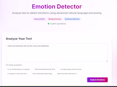 Text Emotion Detector