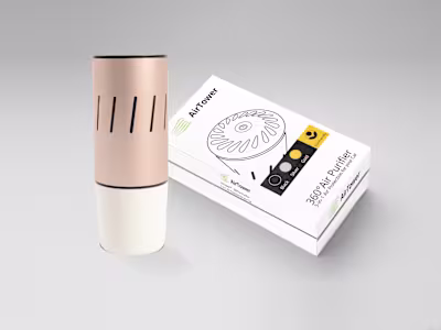 Premium Product Packaging Design for AirTower