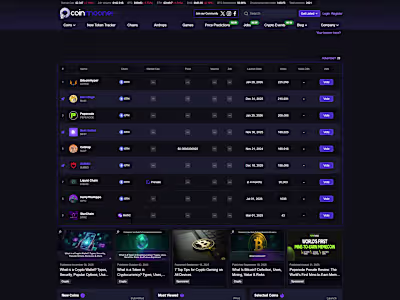 Web3 - Development of Interactive Cryptocurrency Platform