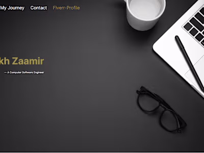 Personal Portfolio Website - React