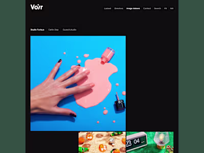 Voir Pictures Paris — webdesign
