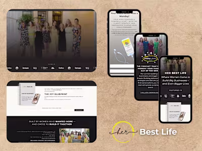 Homepage Redesign for Her Best Life