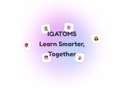 IQAtoms - Website UX/UI Design