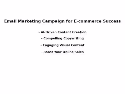 Email Marketing Campaign for E-commerce Success
