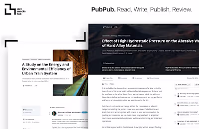 MIT Media Lab: PubPub