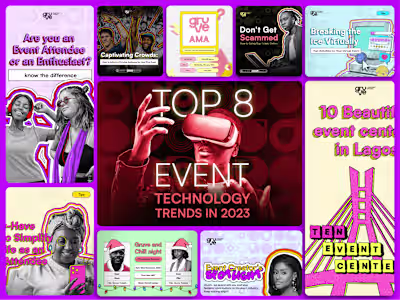 Social Media Designs (Gruve Tickets, 2023)