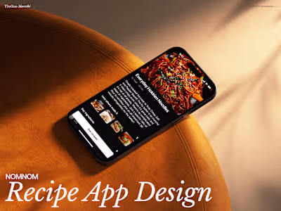 NomNom: A Fresh Take on Meal Prep & Recipe Discovery