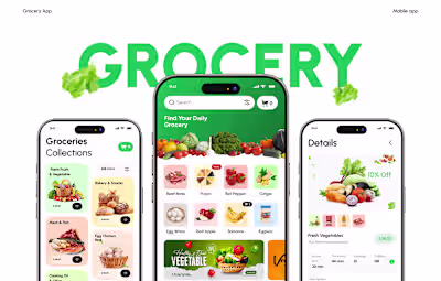 Grocery App Design - UI UX