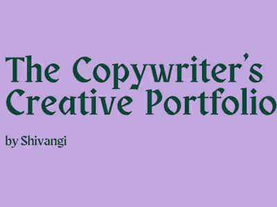 Shivangi’s Portfolio