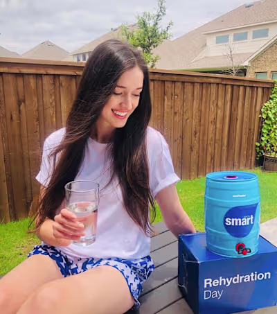 Rehydration day for smartwater