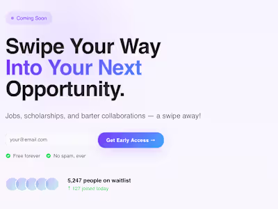 Swipe - The Gen Z App for Jobs, Education & Skill Swaps