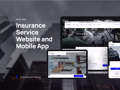 Insurance Service Website and Mobile App