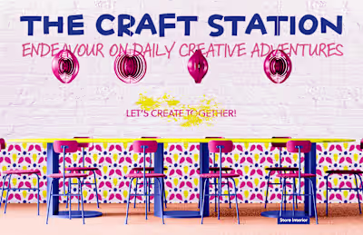 Brand Identity for Paper Source and Lights Collaboration