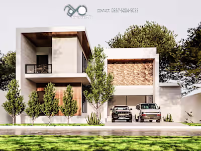 Modern Residential Home 3D Visualization