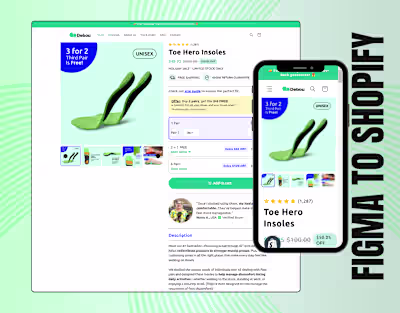 Deboulab's Product Page Figma to Shopify with GemPages