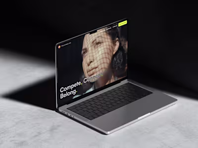 Landing Page Design for Baseline Tennis Club