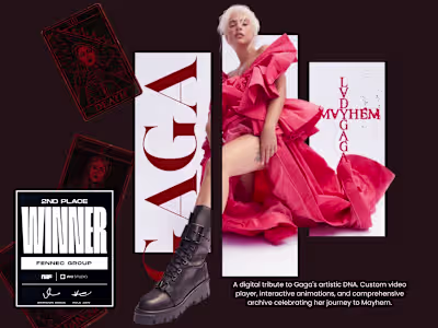 Lady Gaga "Mayhem" - Interactive Documentary (2nd Place Winner)