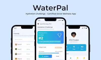  Waterpal- Hydration Challenge App