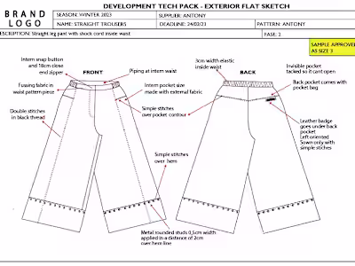 FASHION TECH PACK