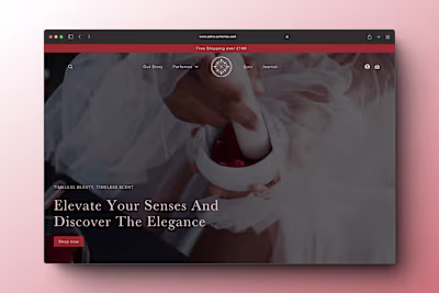 Zahra Perfumes | Shopify Online Store 