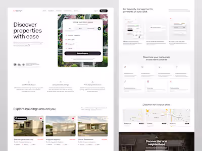 Oemah - Real Estate Landing Page