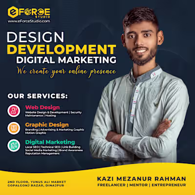 Infographic & Brand Design for eForce Studio