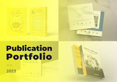 Publication Portfolio - Vol. 01 on Behance
