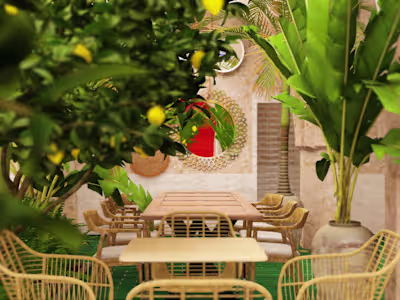 Enchanting restaurant, heart of Medina.