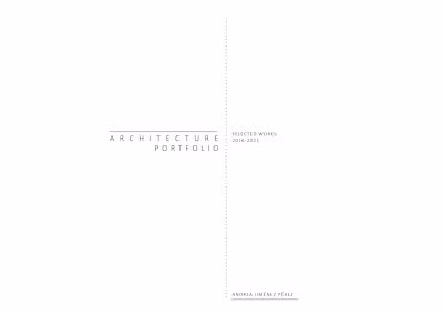 Architecture Portfolio & CV 