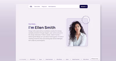 Portfolio Template built in Framer