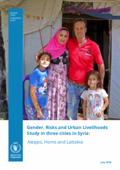 Gender, Risk and Urban Livelihood Study in Syria