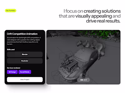 Working on portfolio design and development for my brother