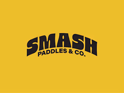 Smash Paddles & Co. a pickleball company concept. This a pre...