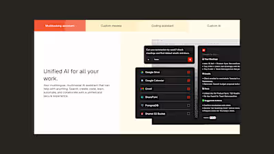 Services section — Mistral AI