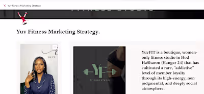 Instagram & Growth Strategy for YuvFIT Studio