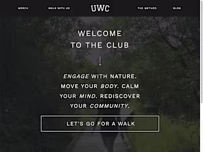 Unionville Walking Club – Brand & Web Design