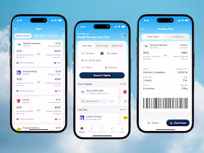 Craftyo - Flight booking mobile app