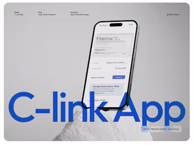 UI Design for C-Link App