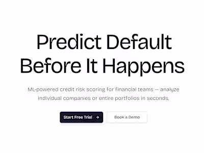 Credit Risk Assessment Platform