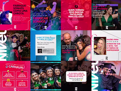 Social Media for Nível Superior's graduation parties