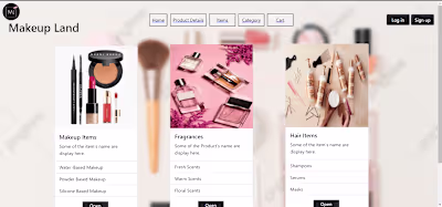 Makeup Website